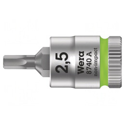 Tubulară Hex-Plus 2,5mm 1/4 Zyklop | Electronic-mag.ro | Componente Electronice