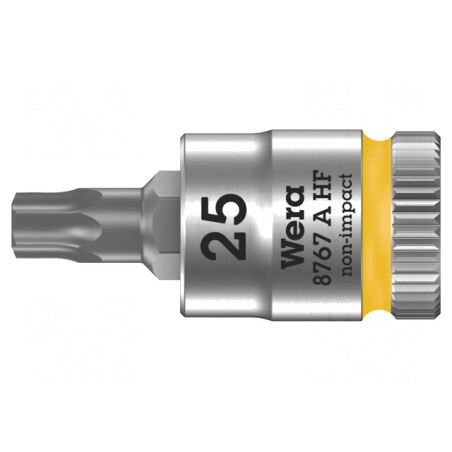Tubulară Torx TX25 1/4 28mm oțel crom-vanadium Zyklop | Electronic-mag.ro | Componente Electronice