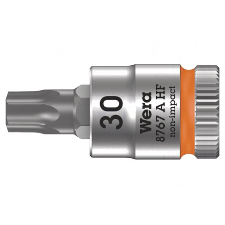 Tubulară Torx TX30 1/4 28mm oțel crom-vanadium Zyklop | Electronic-mag.ro | Componente Electronice
