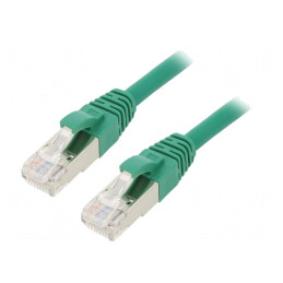 Patch Cord ETHERLINE Cat.6a S/FTP LSZH Verde | Electronic-mag.ro | Componente Electronice