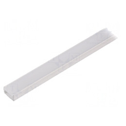 Profil aluminiu LED alb lăptos 1m de suprafață