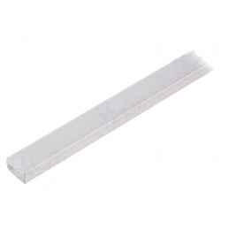 Profil aluminiu LED alb lăptos 1m de suprafață | Electronic-mag.ro | Componente Electronice