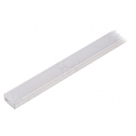 Profil aluminiu LED alb lăptos 1m de suprafață | Electronic-mag.ro | Componente Electronice