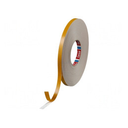 Bandă dublă adezivă acrilică albă 12mm x 25m | Electronic-mag.ro | Componente Electronice