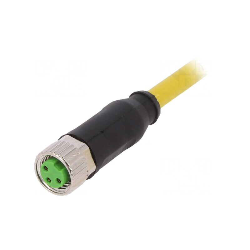 Cablu de Conectare M8 3PIN Drept 3m 60VAC 4A | Electronic-mag.ro | Componente Electronice