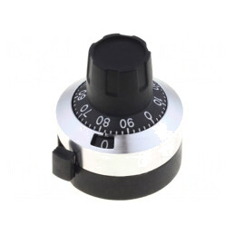 Buton de Precizie cu Disc Selector 22,8x25mm | Electronic-mag.ro | Componente Electronice