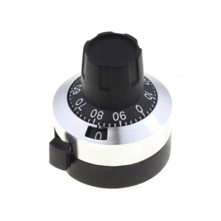 Buton de Precizie cu Disc Selector 22,8x25mm | Electronic-mag.ro | Componente Electronice