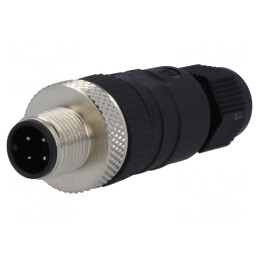 Mufă M12 4 PIN tată IP67 DeviceNet/CANopen | Electronic-mag.ro | Componente Electronice