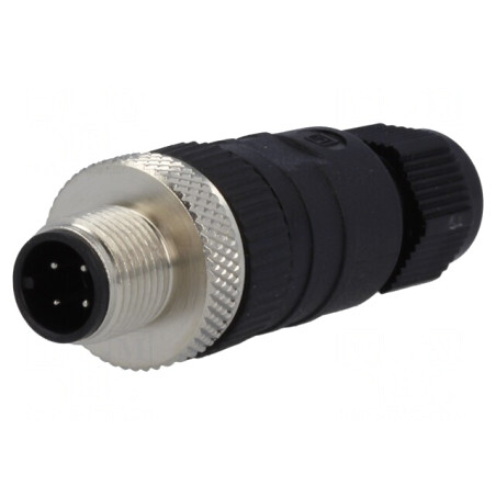 Mufă M12 4 PIN tată IP67 DeviceNet/CANopen | Electronic-mag.ro | Componente Electronice