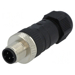 Mufă M12 4-PIN A-DeviceNet/CANopen IP67 pe Cablu | Electronic-mag.ro | Componente Electronice