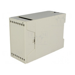 Carcasă DIN ABS gri 109x45x75mm IP20 | Electronic-mag.ro | Componente Electronice