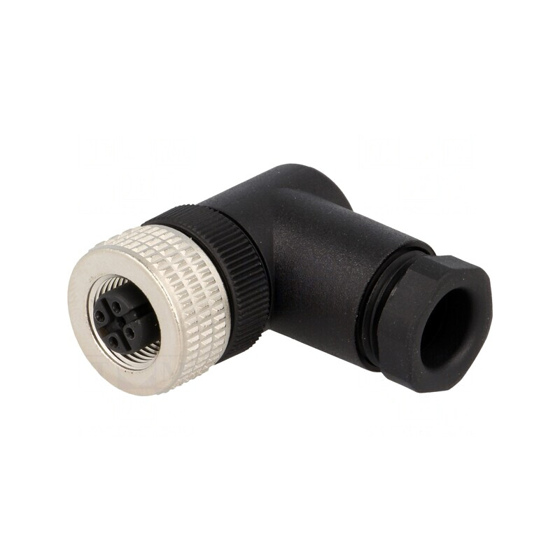 Mufă M12 4 PIN mamă A-DeviceNet CANopen IP67 | Electronic-mag.ro | Componente Electronice