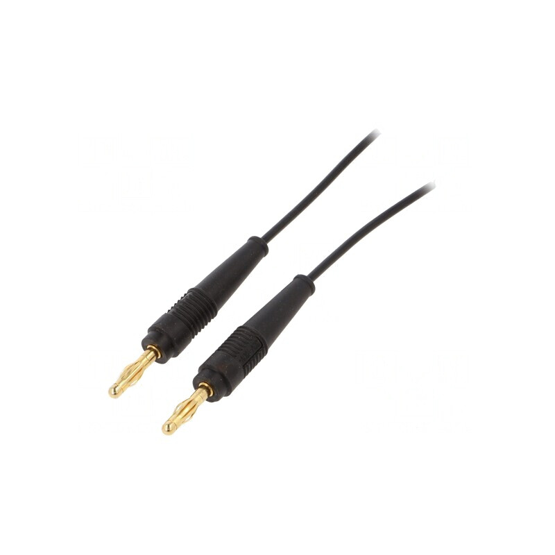 Cablu de măsurare neizolat 60VDC 30VAC 19A 0,75m negru | Electronic-mag.ro | Componente Electronice Cablu de măsurare neizolat 60VDC 30VAC 19A 0,75m negru | Electronic-mag.ro | Componente Electronice