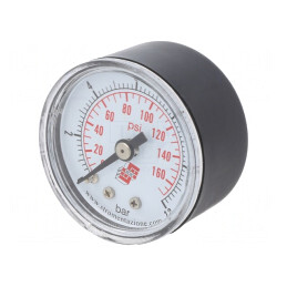 Manometru 12bar Lichide și Gaze 40mm | Electronic-mag.ro | Componente Electronice