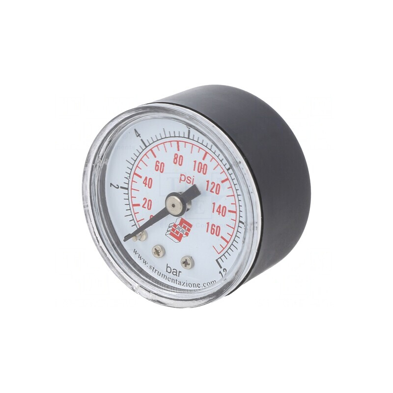 Manometru 12bar Lichide și Gaze 40mm | Electronic-mag.ro | Componente Electronice
