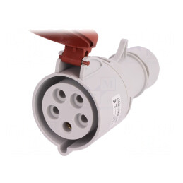 Conector alimentare AC trifazat 32A 400V IP44 | Electronic-mag.ro | Componente Electronice