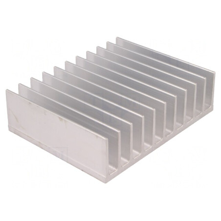 Radiator de Aluminiu cu Aripioare 100x124x35mm | Electronic-mag.ro | Componente Electronice