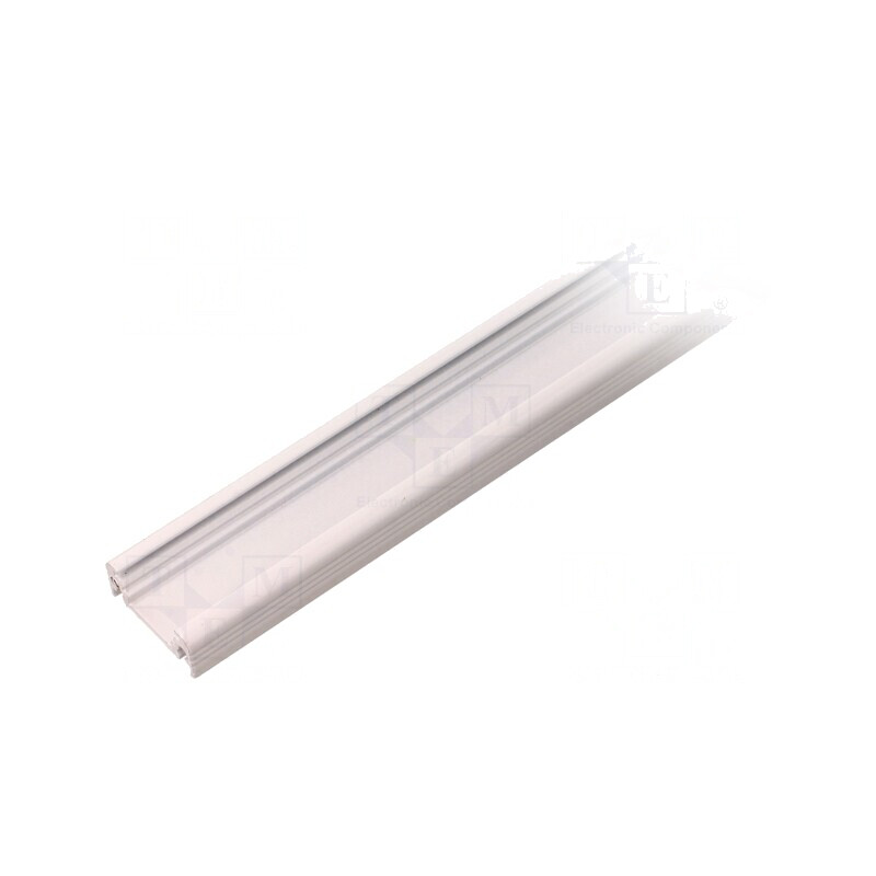 Profil aluminiu SURFACE10 pentru module LED alb 2m | Electronic-mag.ro | Componente Electronice
