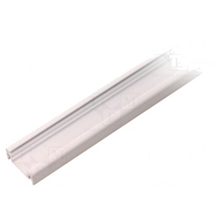 Profil aluminiu SURFACE10 pentru module LED alb 2m | Electronic-mag.ro | Componente Electronice