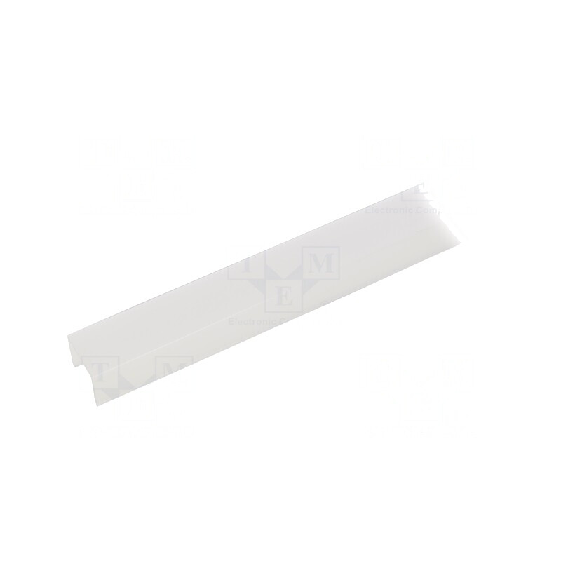 Apărătoare profile LED satin 1m cu împingere | Electronic-mag.ro | Componente Electronice
