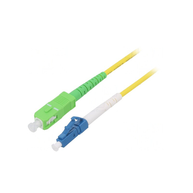 Patch cord fibră OS2 LC/UPC SC/APC 20m galben | Electronic-mag.ro | Componente Electronice