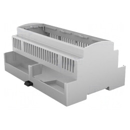 Carcasă şină DIN 90.5x142.3x62mm gri | Electronic-mag.ro | Componente Electronice