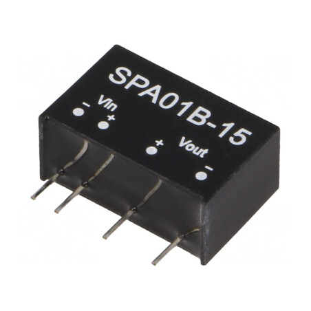 Convertor DC/DC 1W 18-36V la 15V 6-67mA SIP6 | Electronic-mag.ro | Componente Electronice