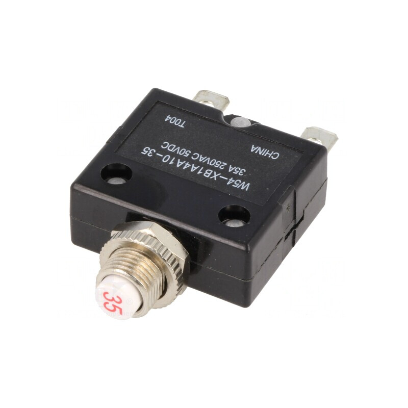 Întrerupător de Supracurent 250VAC 50VDC 35A SPST-NC | Electronic-mag.ro | Componente Electronice Întrerupător de Supracurent 250VAC 50VDC 35A SPST-NC | Electronic-mag.ro | Componente Electronice