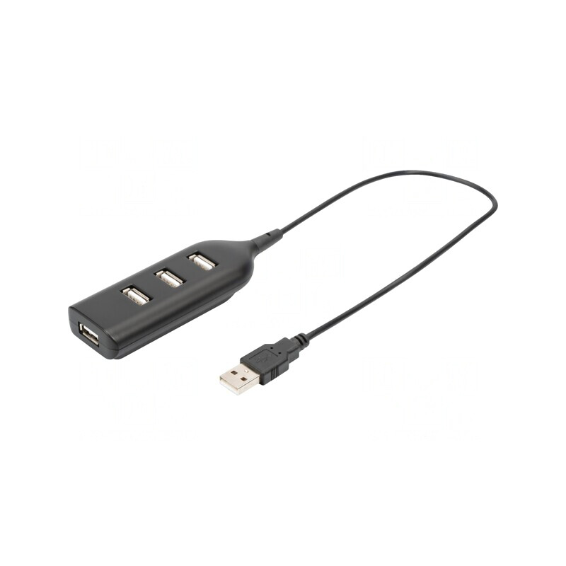 Hub USB 2.0 cu 4 Porturi Negru | Electronic-mag.ro | Componente Electronice Hub USB 2.0 cu 4 Porturi Negru | Electronic-mag.ro | Componente Electronice