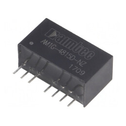 Convertor DC/DC 1W 36-75V la 15V/-15V SIP8 | Electronic-mag.ro | Componente Electronice