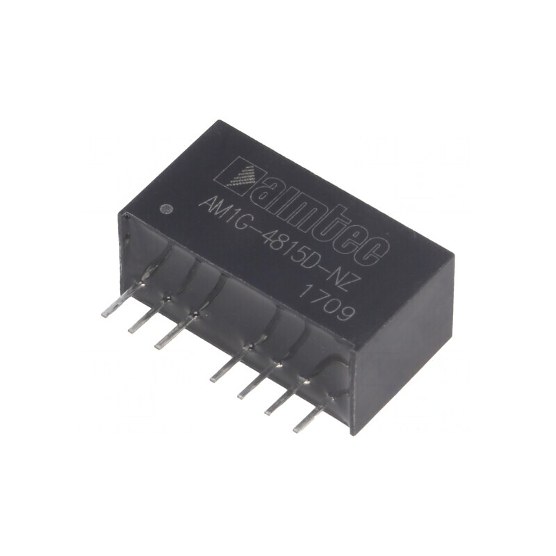 Convertor DC/DC 1W 36-75V la 15V/-15V SIP8 | Electronic-mag.ro | Componente Electronice