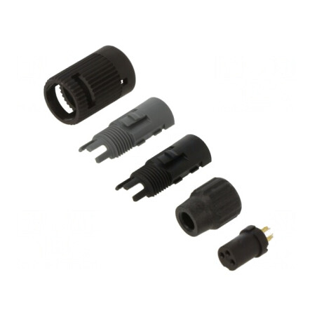 Conector Circular 3-PIN 125V Mufă Mamă pentru Lipire pe Cablu | Electronic-mag.ro | Componente Electronice
