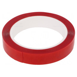 Bandă dublă adezivă acrilică 19mm x 5,5m | Electronic-mag.ro | Componente Electronice