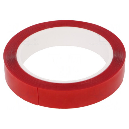 Bandă dublă adezivă acrilică 19mm x 5,5m | Electronic-mag.ro | Componente Electronice
