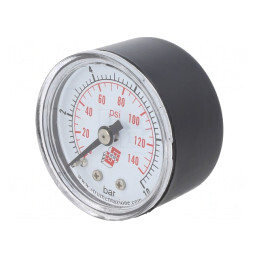 Manometru 0-10 bar pentru lichide și gaze, 40mm | Electronic-mag.ro | Componente Electronice