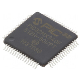Microcontroler PIC 512kB 2,3-3,6V SMD TQFP64 8MHz