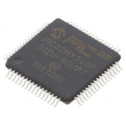Microcontroler PIC 512kB 2,3-3,6V SMD TQFP64 8MHz | Electronic-mag.ro | Componente Electronice