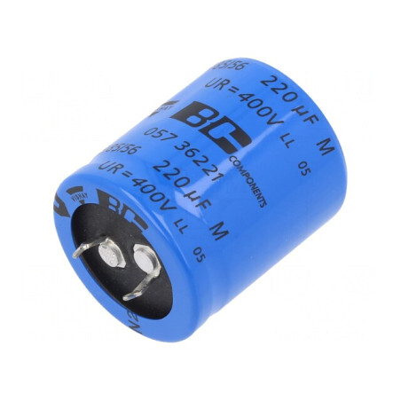 Condensator Electrolitic SNAP-IN 220uF 400VDC Ø30x35mm | Electronic-mag.ro | Componente Electronice
