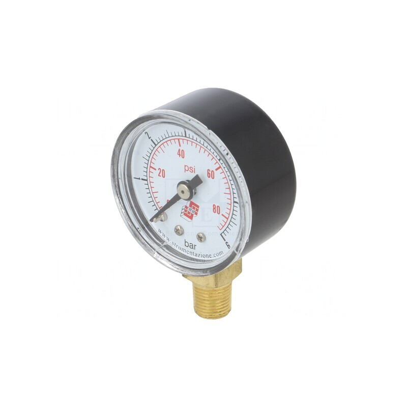 Manometru 6 bar pentru lichide și gaze 40 mm | Electronic-mag.ro | Componente Electronice