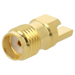 Soclu SMA mamă orizontal 50Ω SMT pentru PCB PTFE | Electronic-mag.ro | Componente Electronice
