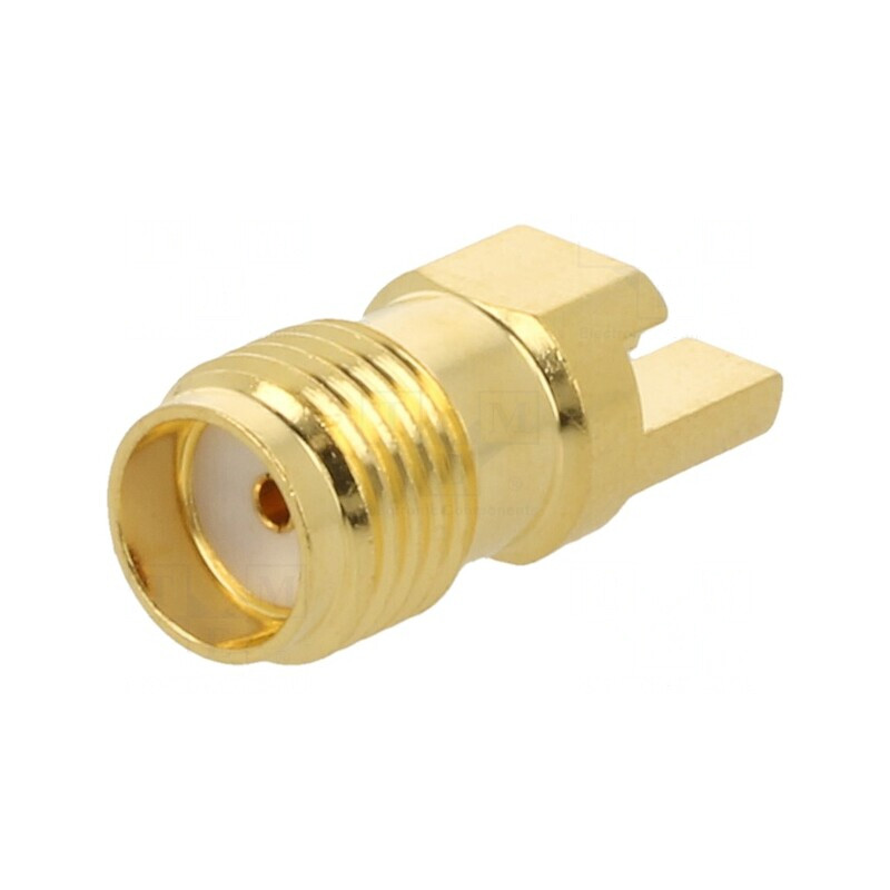 Soclu SMA mamă orizontal 50Ω SMT pentru PCB PTFE | Electronic-mag.ro | Componente Electronice