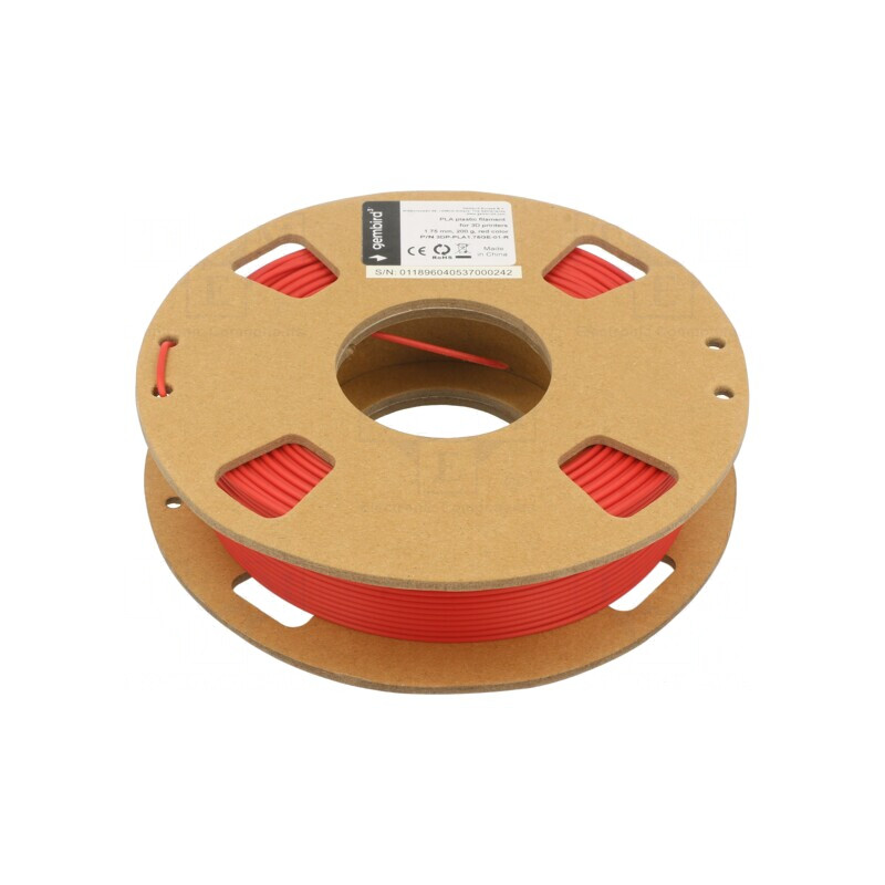 Filament PLA 1,75mm Roșu 200g | Electronic-mag.ro | Componente Electronice