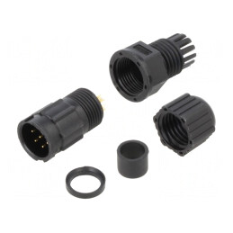 Mufă Circulară 6 PIN Tip Baionetă | Electronic-mag.ro | Componente Electronice
