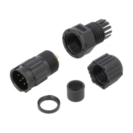 Mufă Circulară 6 PIN Tip Baionetă | Electronic-mag.ro | Componente Electronice