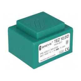 Transformator încapsulat 10VA 400VAC 9V PCB IP00 | Electronic-mag.ro | Componente Electronice