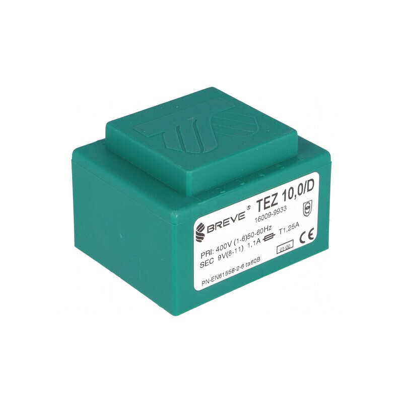Transformator încapsulat 10VA 400VAC 9V PCB IP00 | Electronic-mag.ro | Componente Electronice