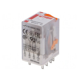 Releu Electromagnetic 3PDT 230VAC 20A | Electronic-mag.ro | Componente Electronice