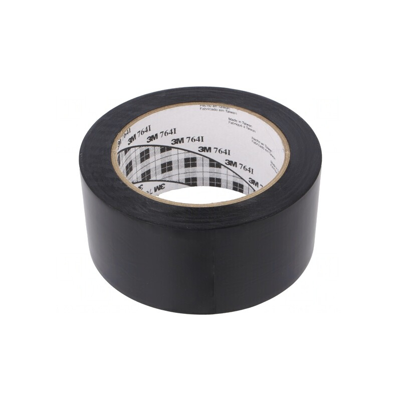 Bandă Autoadezivă Neagră 33m x 50mm pentru Marcare | Electronic-mag.ro | Componente Electronice