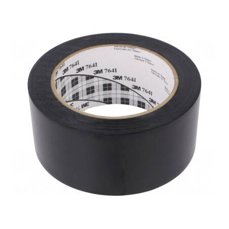 Bandă Autoadezivă Neagră 33m x 50mm pentru Marcare | Electronic-mag.ro | Componente Electronice