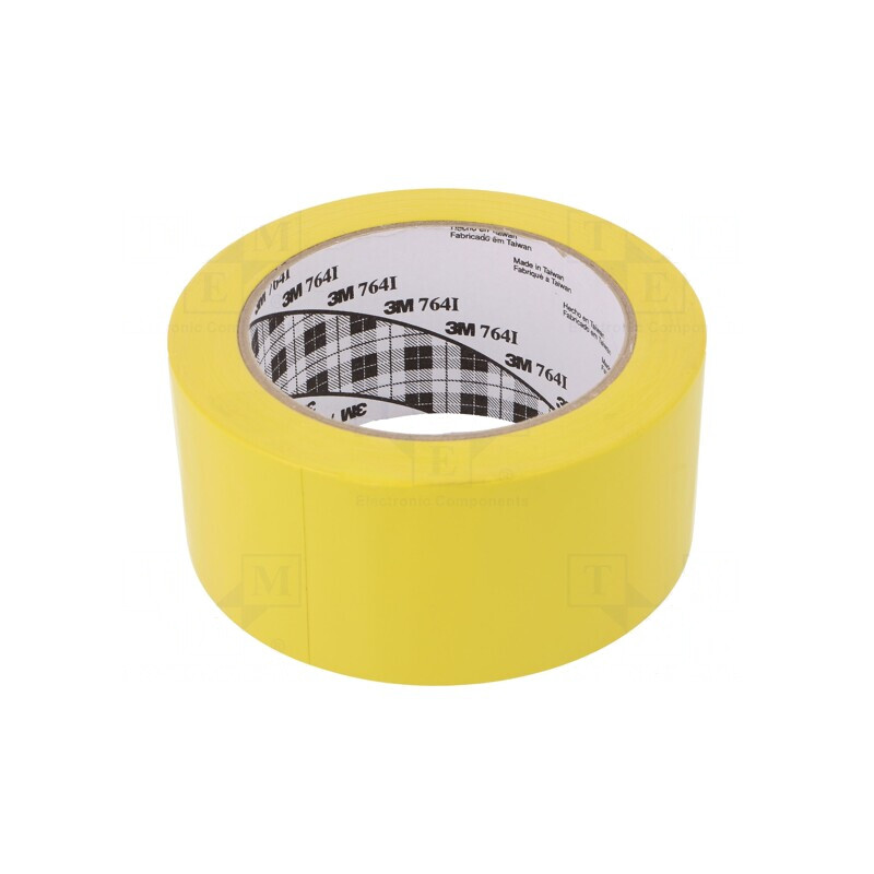 Bandă de Marcare Galbenă Autoadezivă 33m x 50mm | Electronic-mag.ro | Componente Electronice